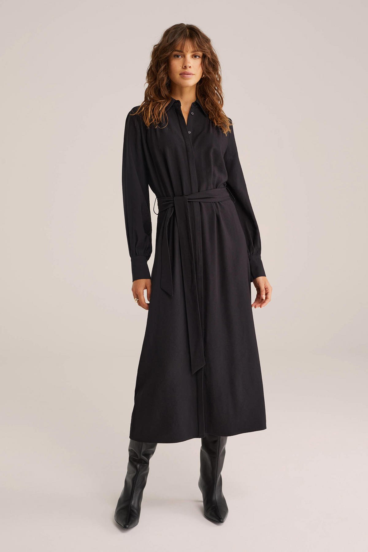 WE Fashion blousejurk zwart kopen? Morgen in huis wehkamp