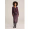 WE Fashion gebloemde blouse donkerrood