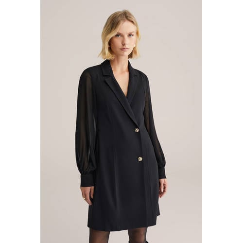 WE Fashion jurk zwart afbeelding