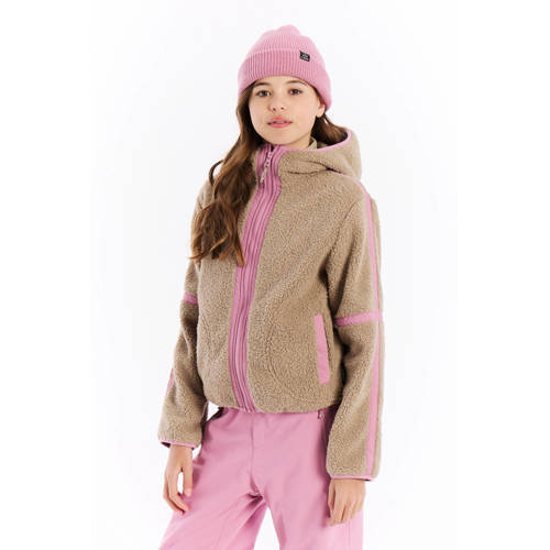 Protest fleece vest PRTJaggy beige/roze afbeelding