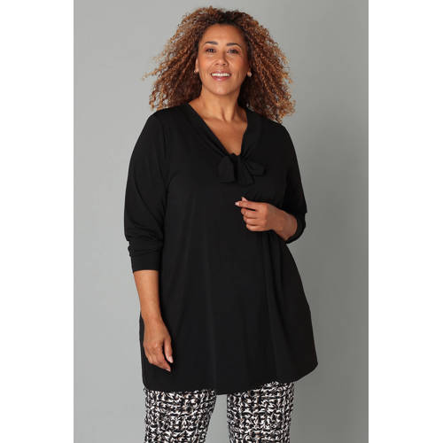 Colletta blousetop zwart afbeelding