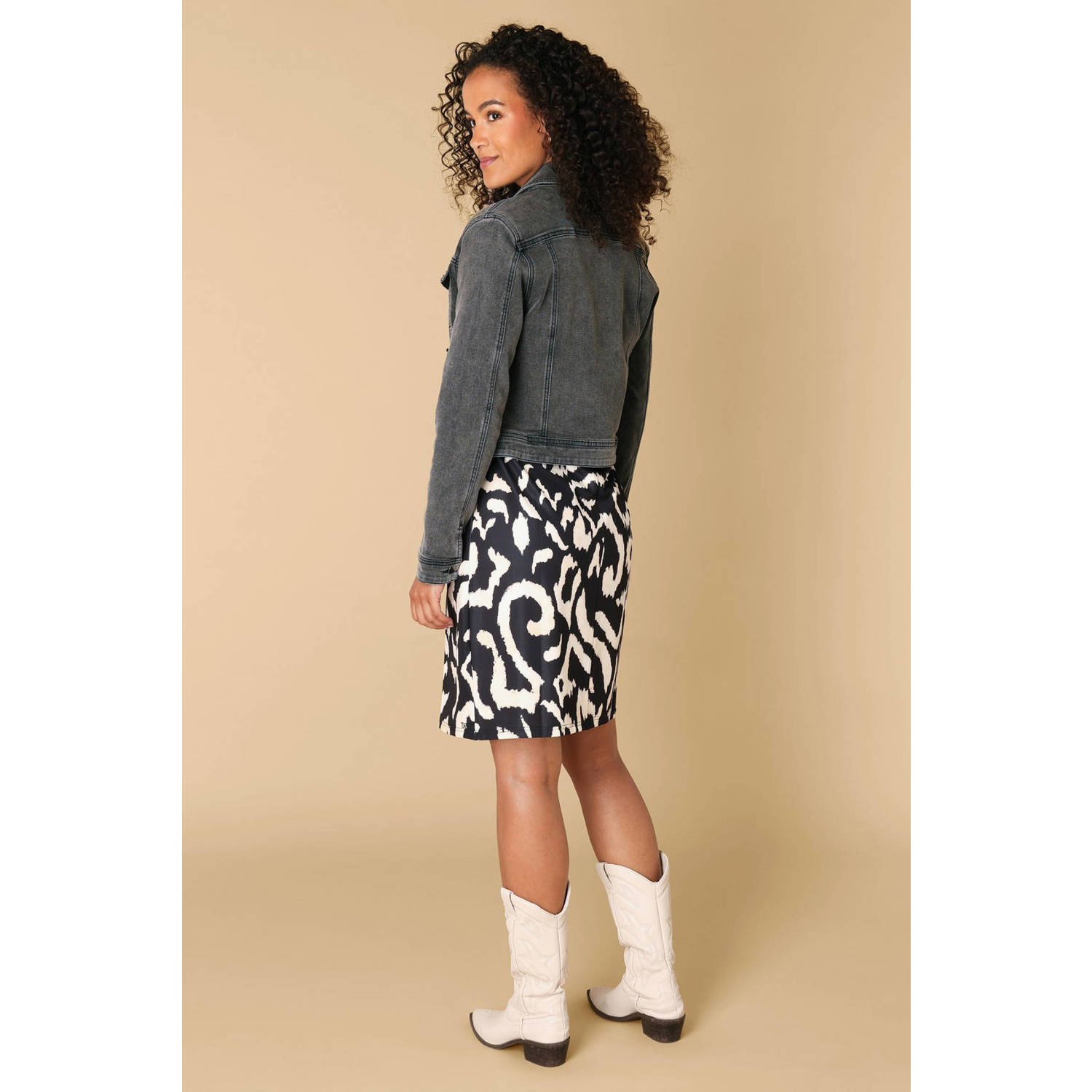 Ivy Beau denim spijkerjas grey denim