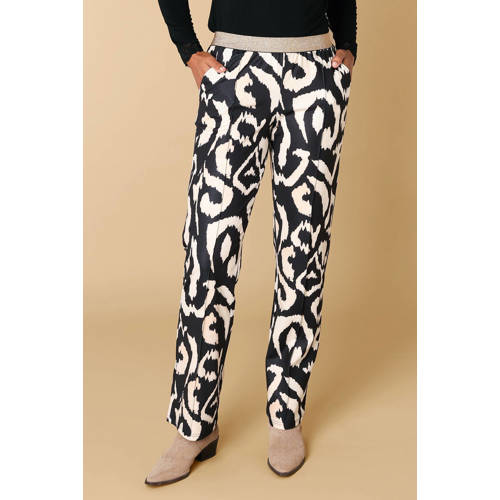 Ivy Beau wide leg high waist broek zwart afbeelding