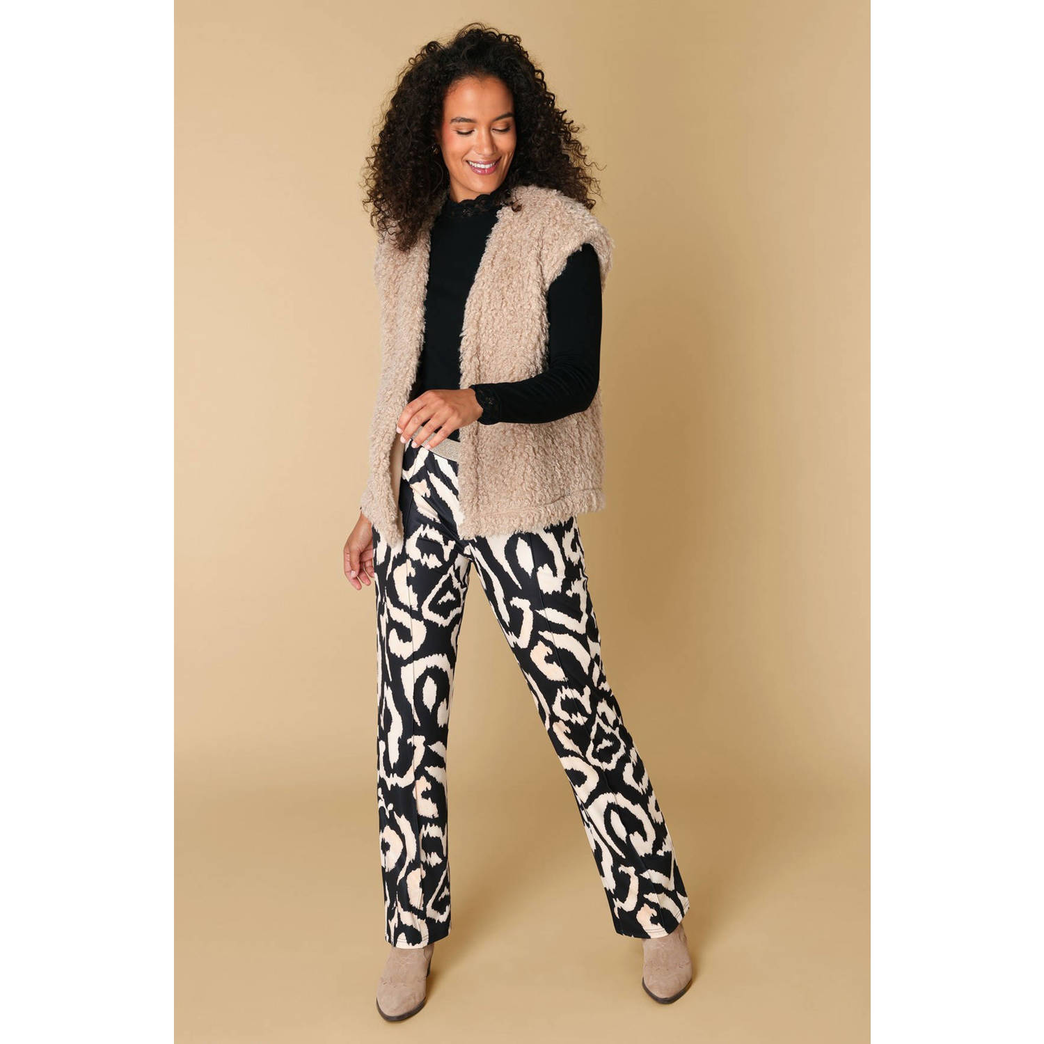 Ivy Beau gilet camel