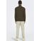 ONLY & SONS coltrui fijn gebreid bruin