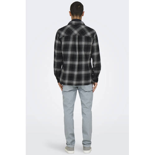 ONLY & SONS overshirt grijs afbeelding