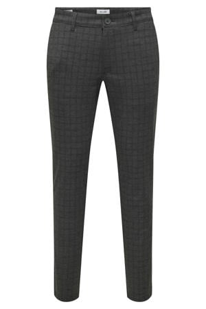 slim chino antraciet