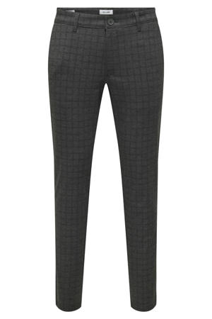 slim chino antraciet