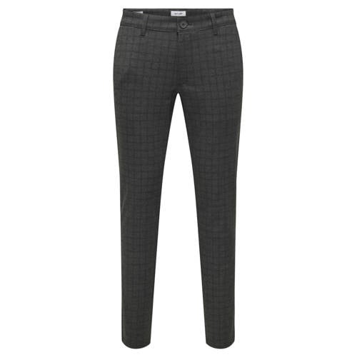 ONLY & SONS slim chino antraciet afbeelding