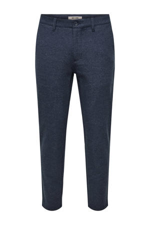 slim chino donkerblauw