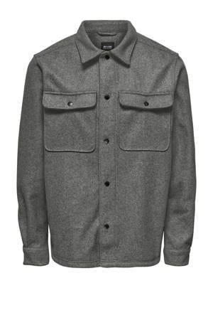overshirt grijsgroen
