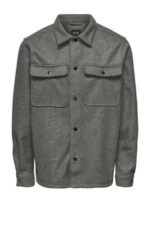 overshirt grijsgroen