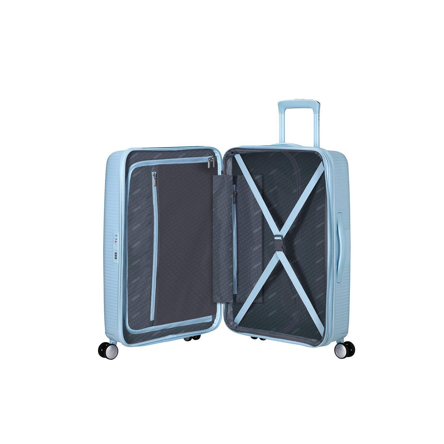 American Tourister trolley Soundbox 80 cm. Expandable geel
