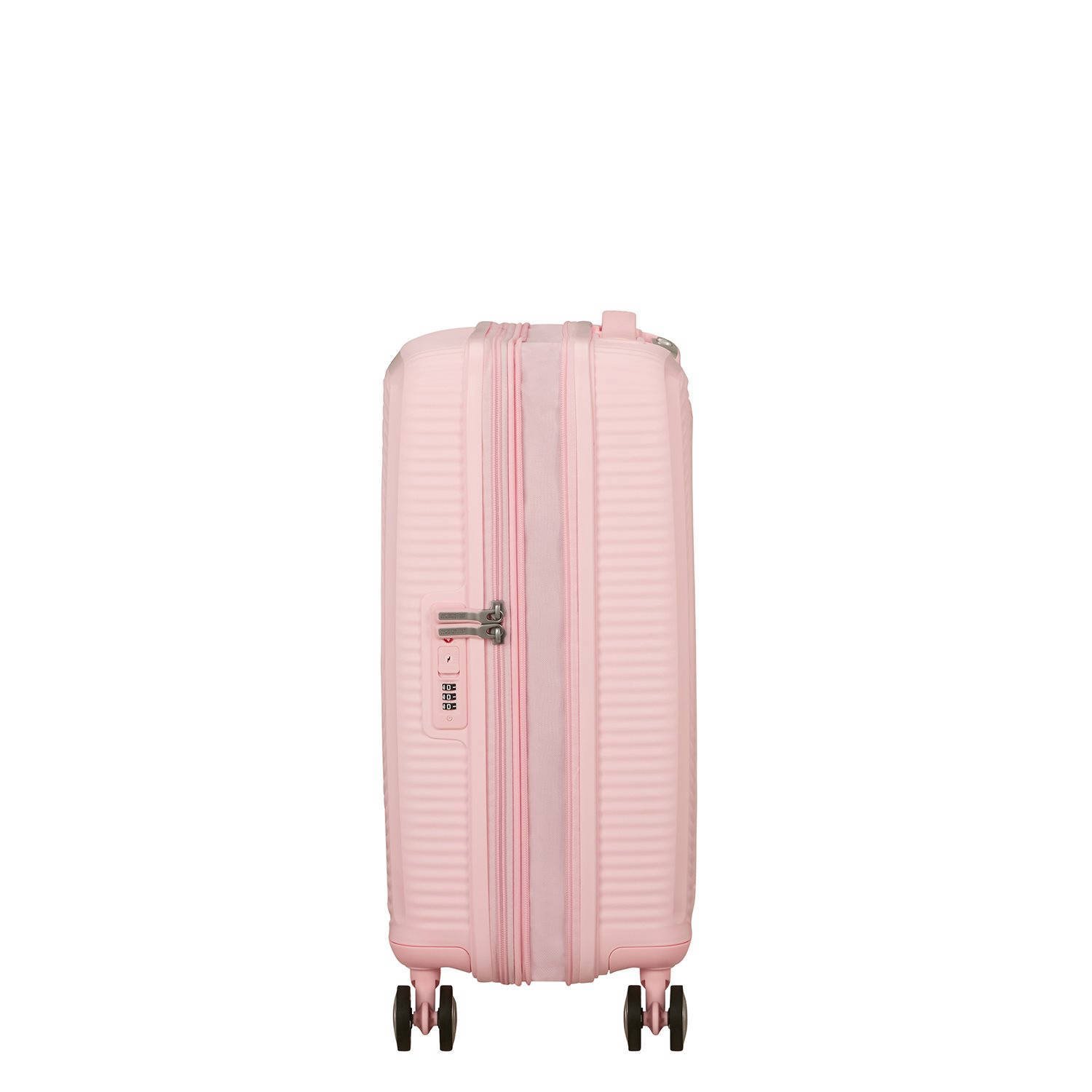 American Tourister trolley Soundbox 55 cm. Expandable lichtroze