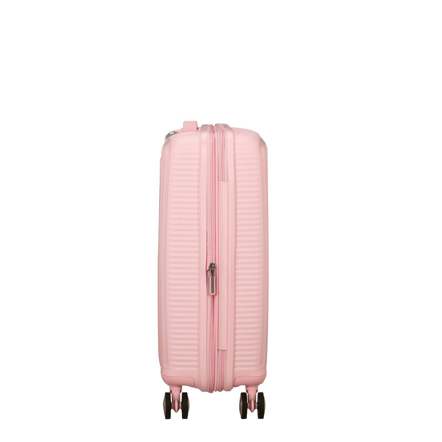 American Tourister trolley Soundbox 55 cm. Expandable lichtroze