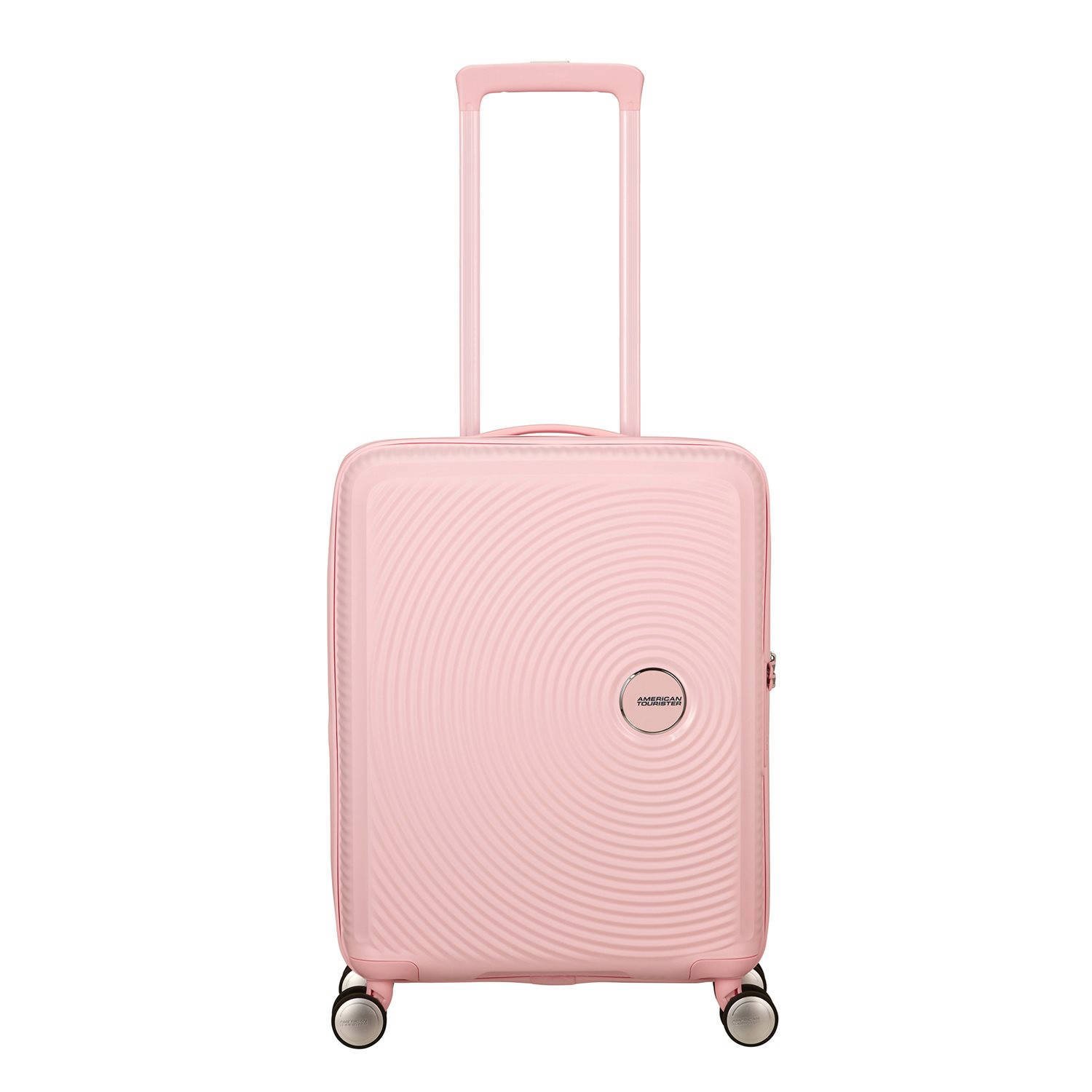 American Tourister trolley Soundbox 55 cm. Expandable lichtroze