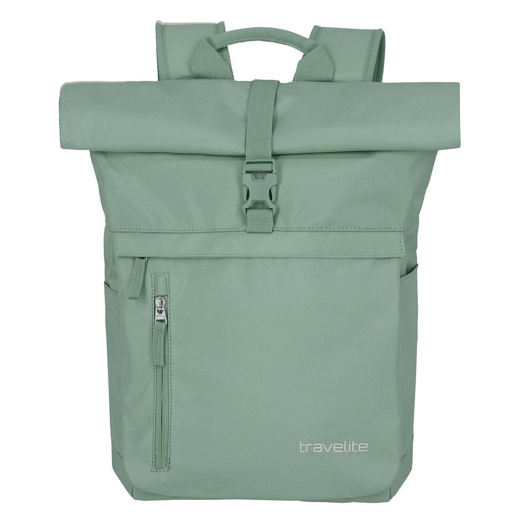 Travelite rugzak Basics Rollup mintgroen