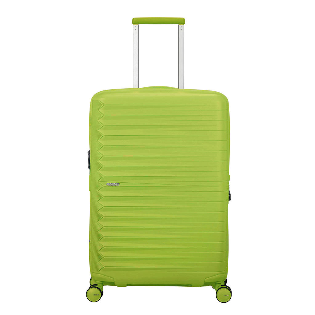 American Tourister trolley FastForward 68 cm. Expandable limegroen