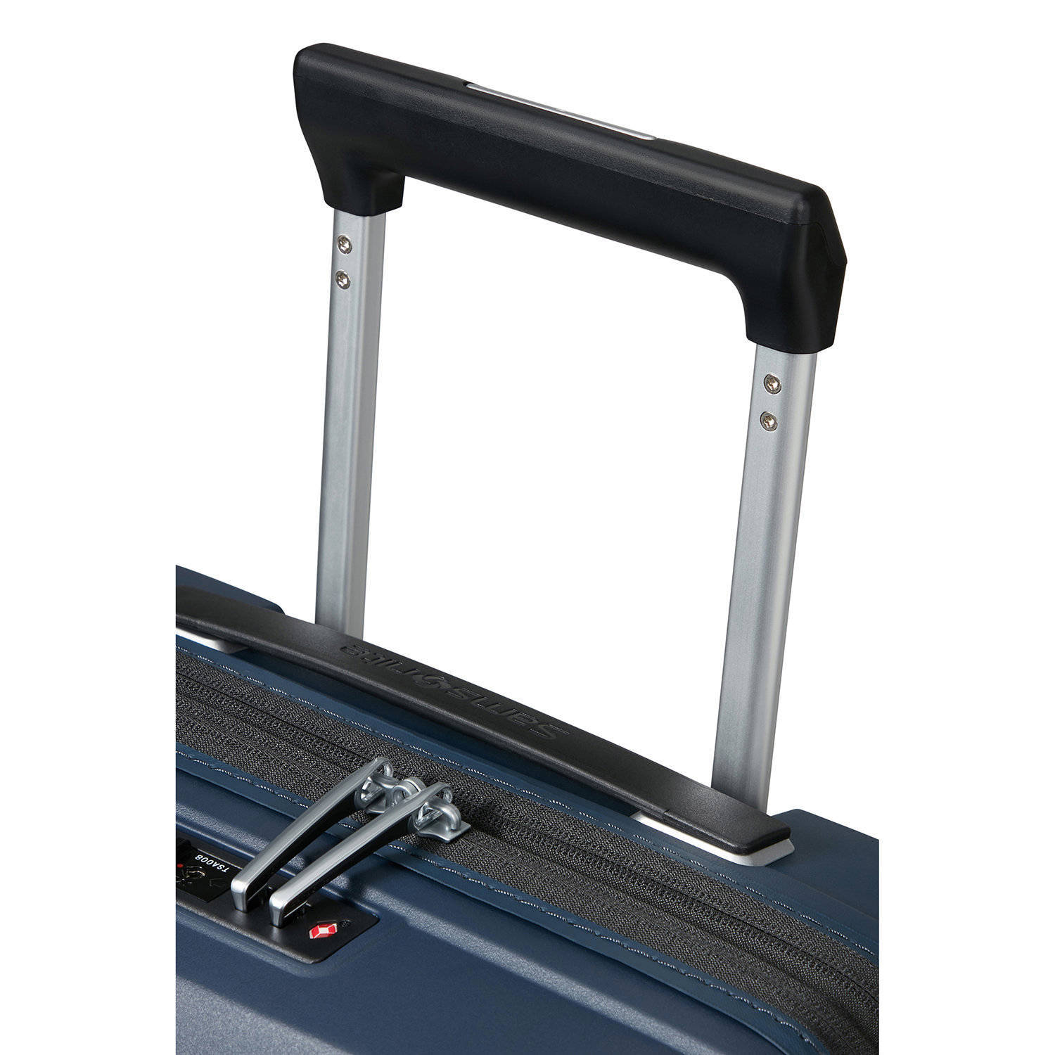 Samsonite trolley Upscape 45 cm. Expandable donkerblauw