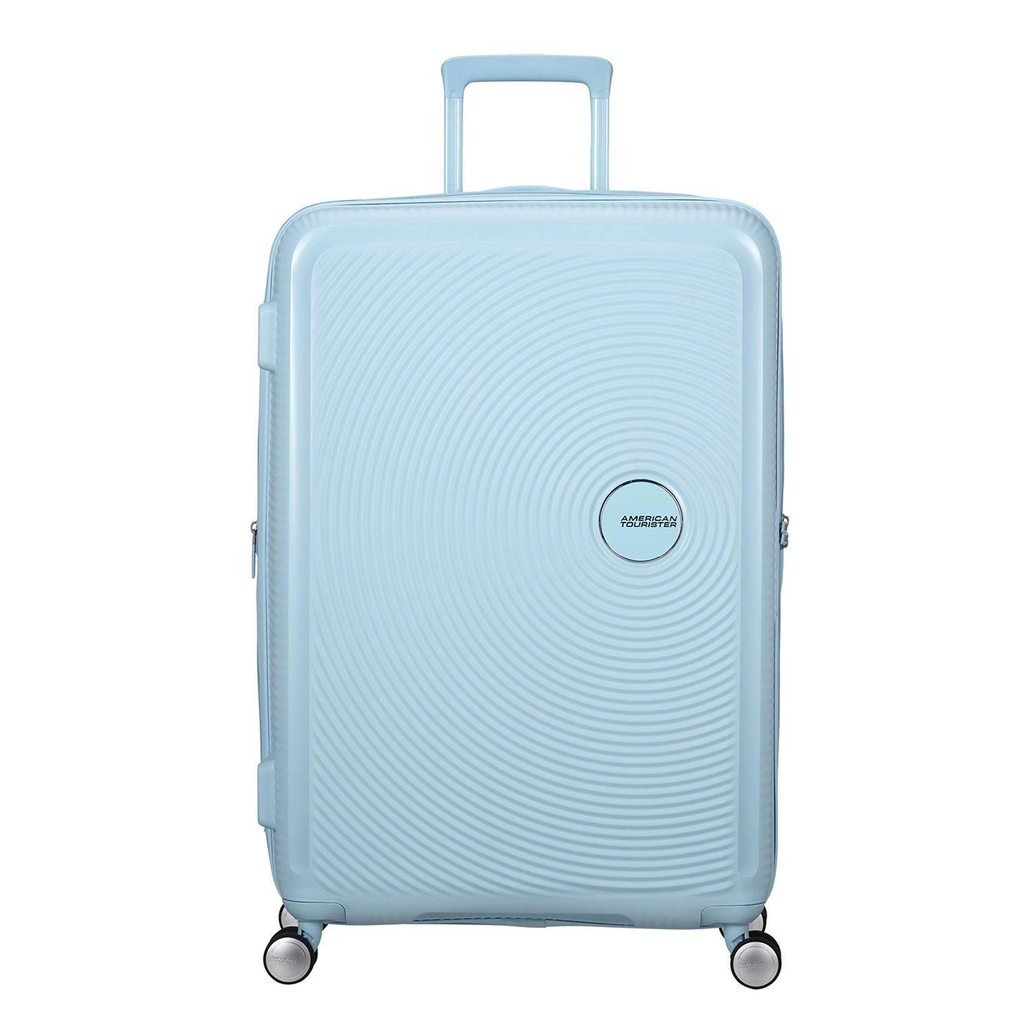 American Tourister trolley Soundbox 77 cm. Expandable lichtblauw