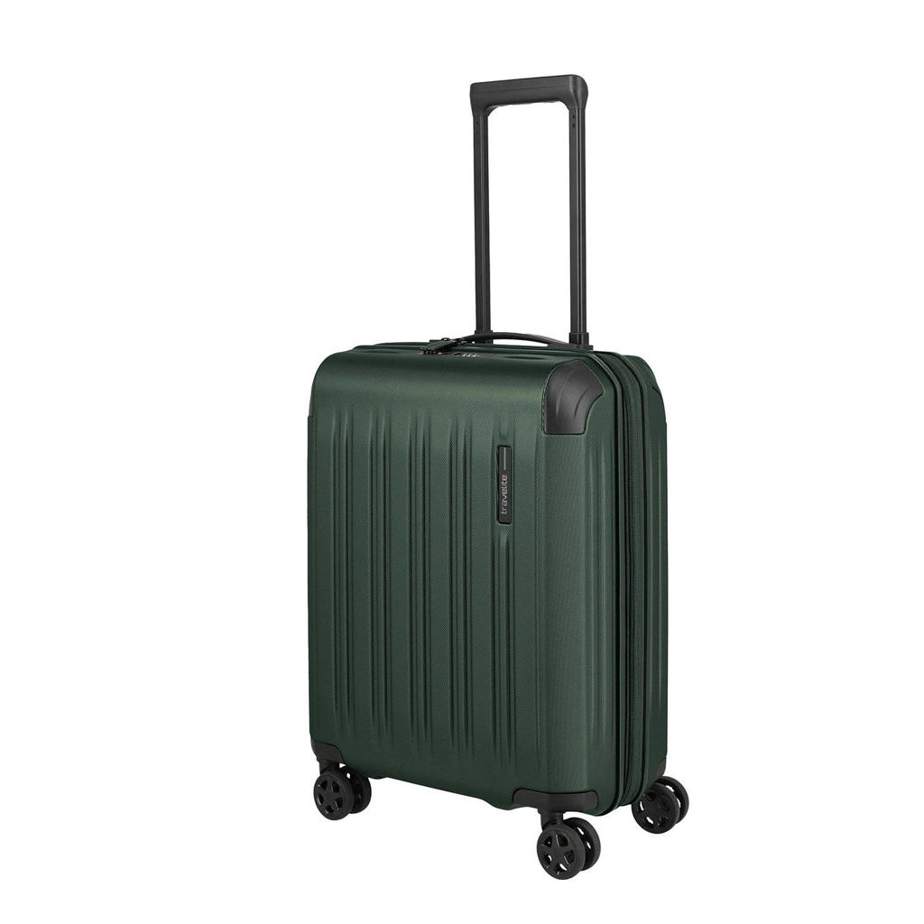 Travelite trolley Dynamiic 55 cm. donkergroen