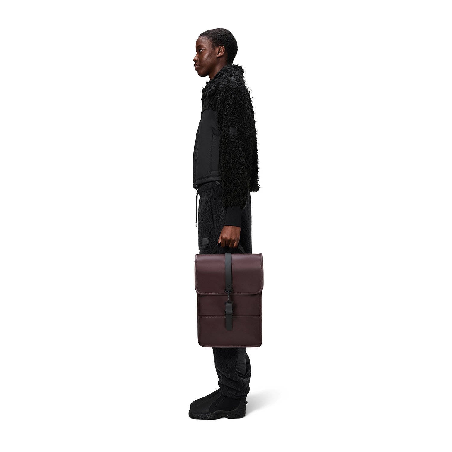 Rains rugzak Mini W3 bordeauxrood