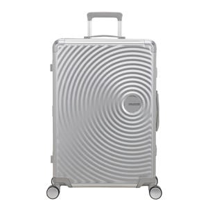 trolley Soundbox Alu 77 cm. zilverkleurig