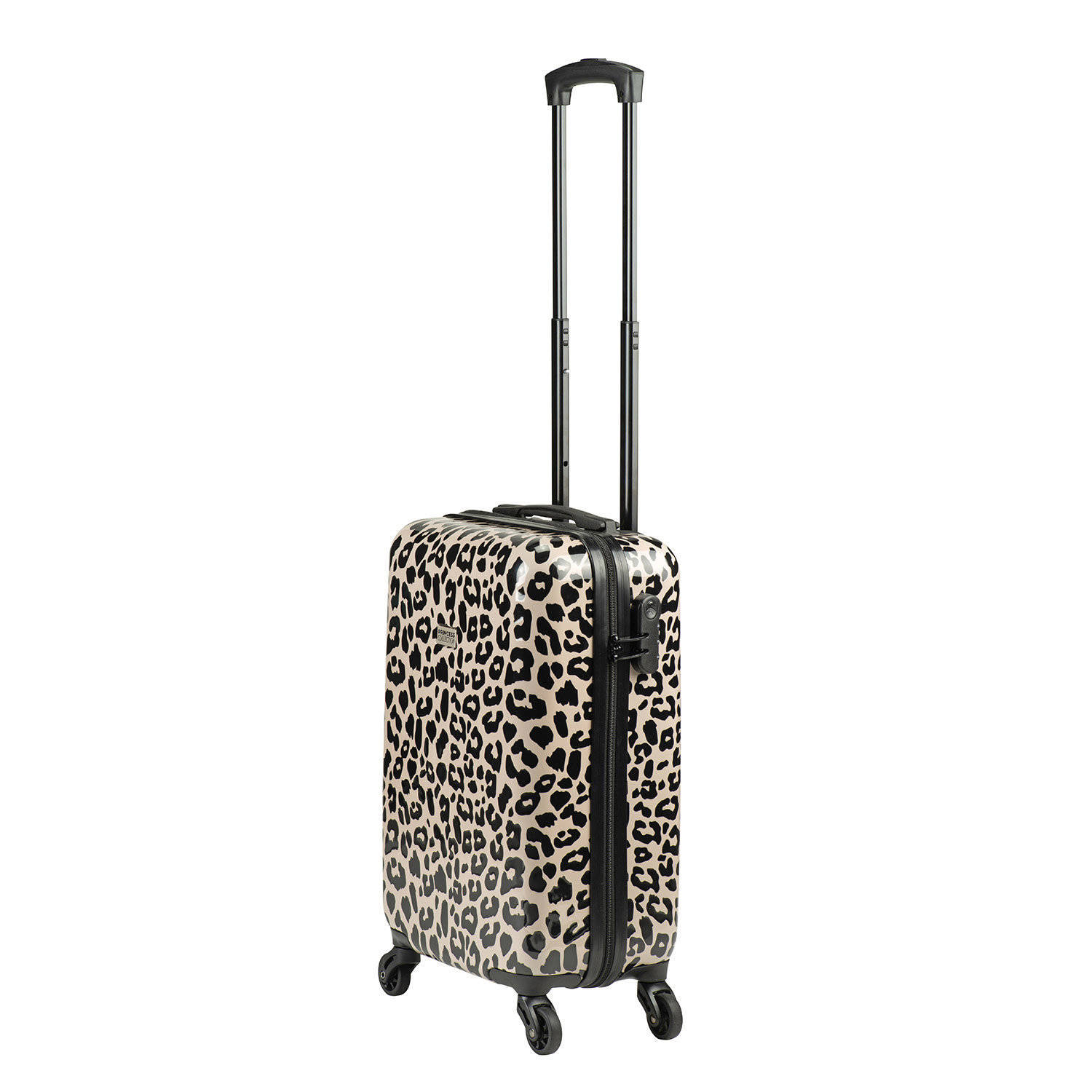 Princess Traveller trolley Collection 55 cm. met panterprint beige