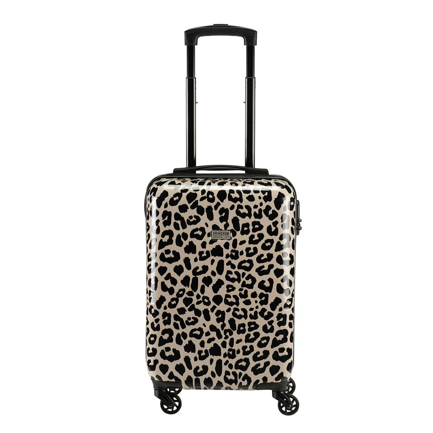 Princess Traveller trolley Collection 55 cm. met panterprint beige
