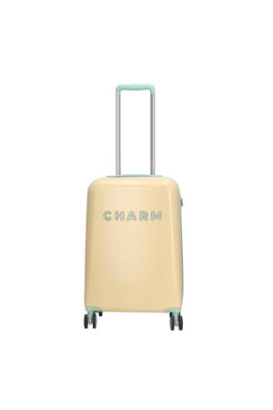trolley Capetown 55 cm. lichtgeel