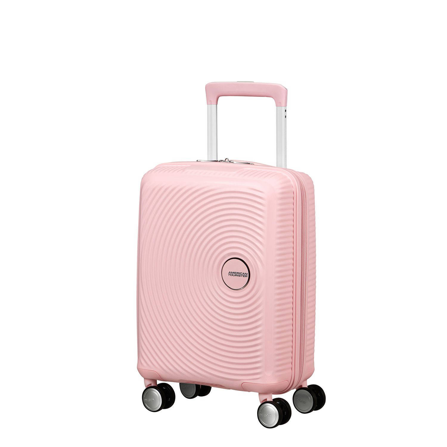 American Tourister trolley Soundbox Mini 47 cm. lichtroze