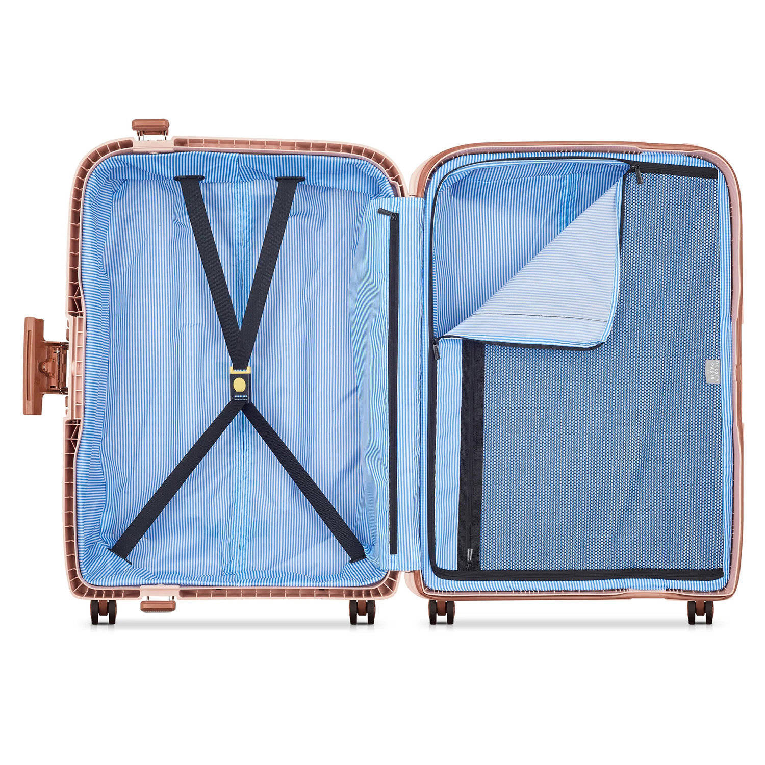 Delsey trolley Moncey 69 cm. lichtroze