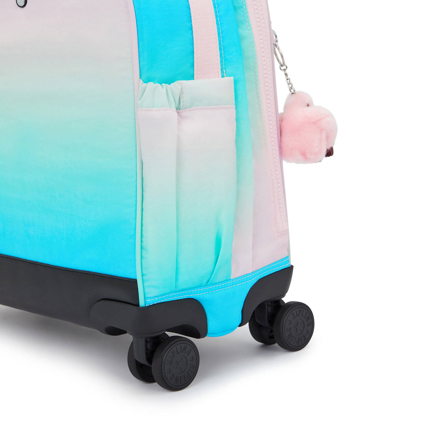 Kipling trolley New Storia 45 cm. blauw lichtroze