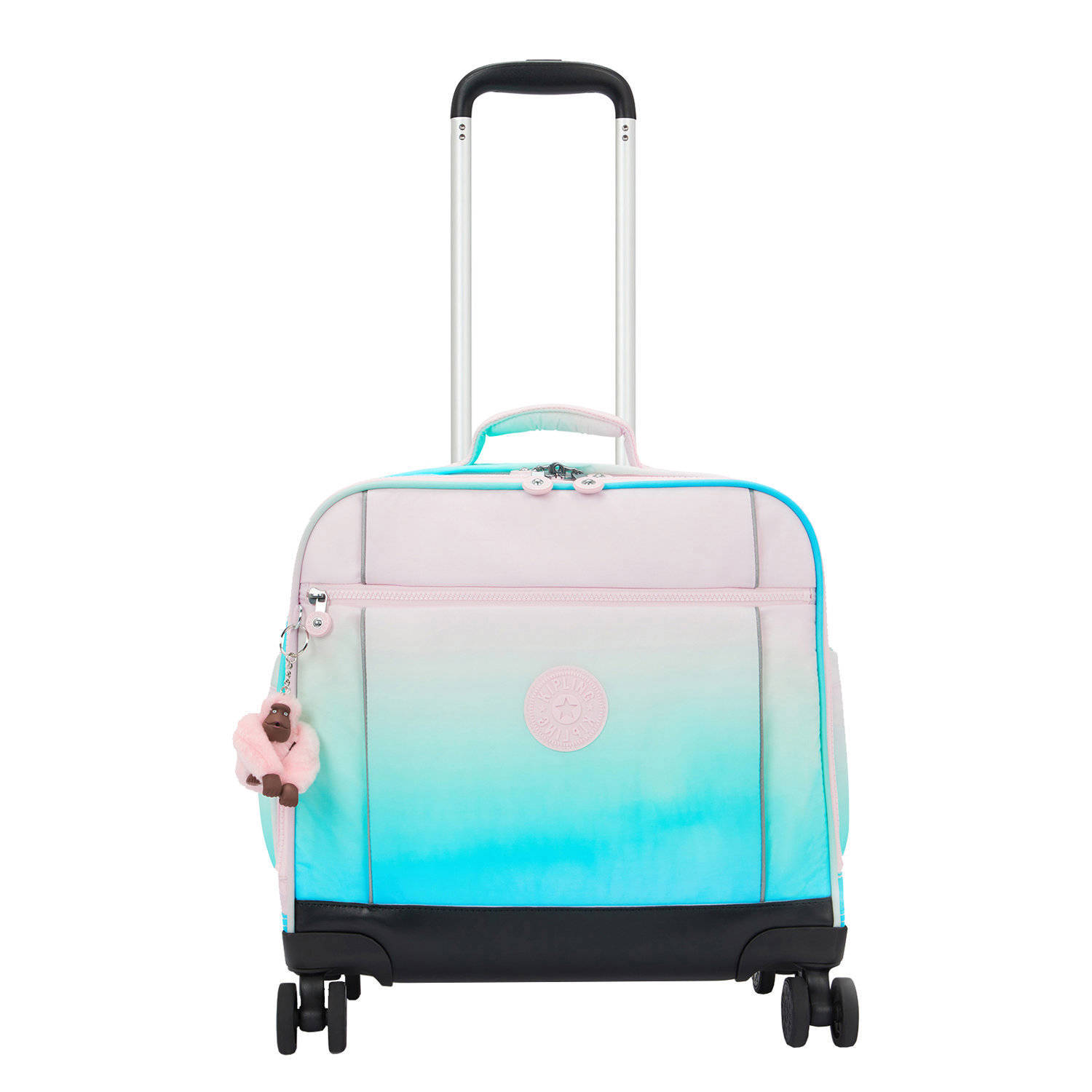 Kipling trolley New Storia 45 cm. blauw lichtroze