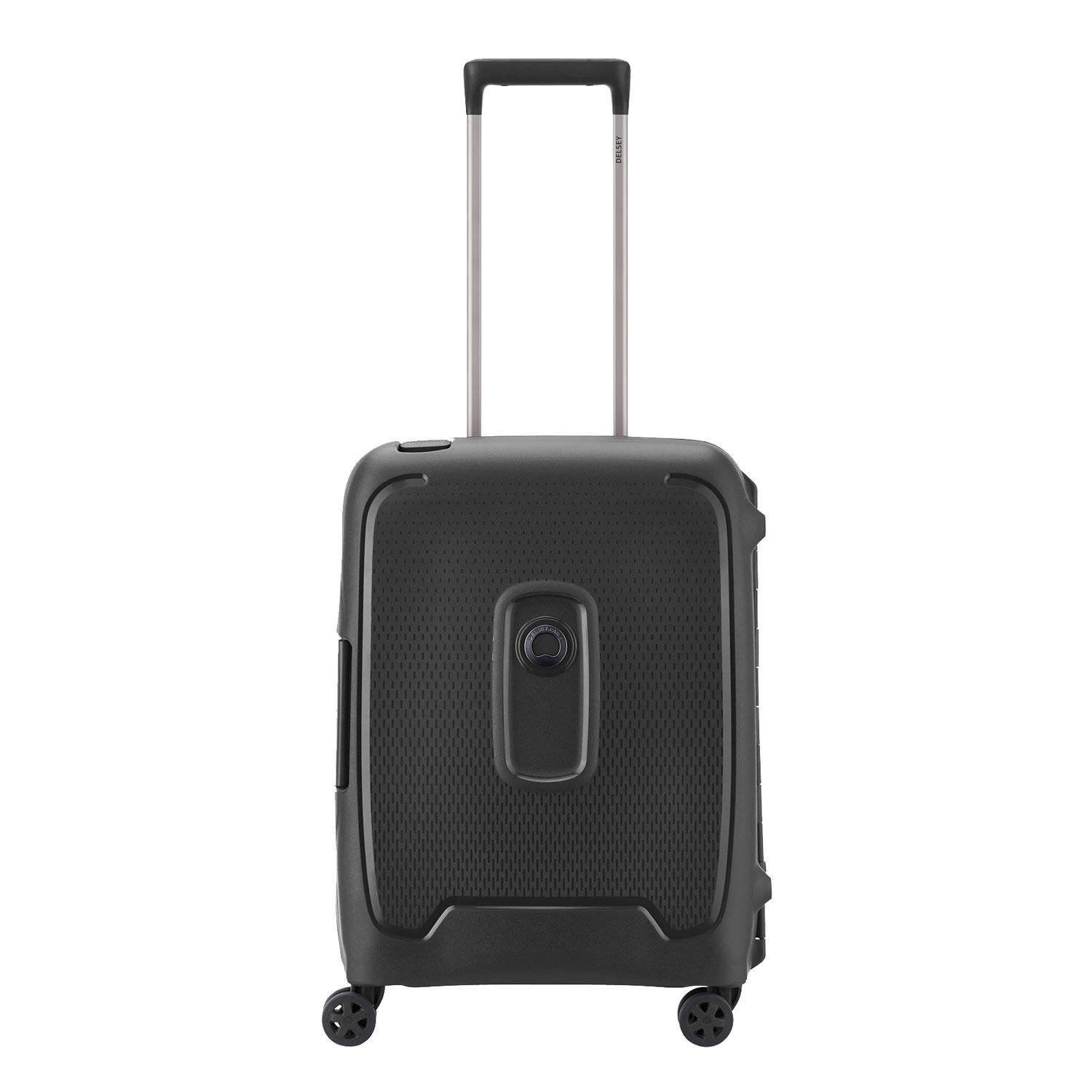 Delsey Zwarte koffers met TSA-slot Black Unisex