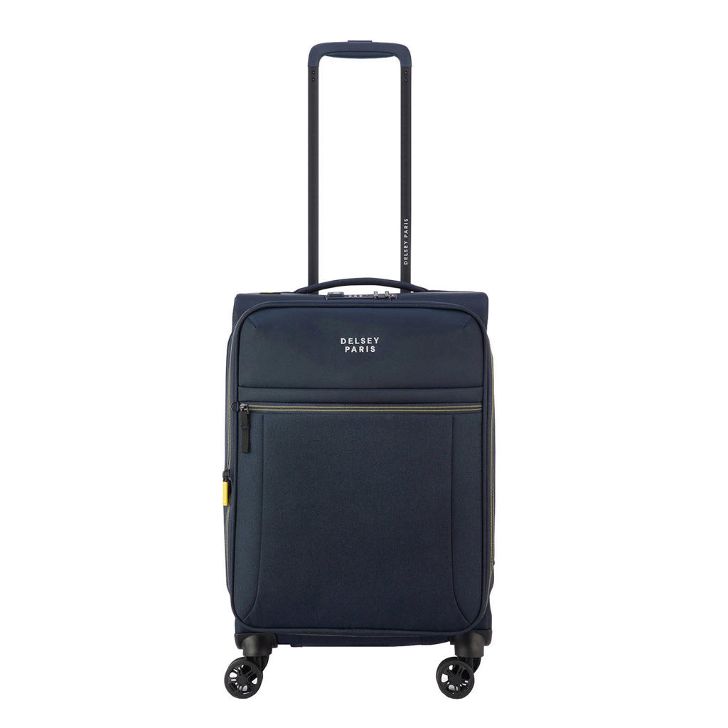 Delsey trolley Brochant 55 cm. donkerblauw