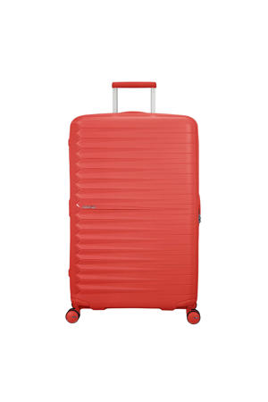 trolley FastForward 78 cm. Expandable koraalrood