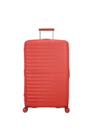 trolley FastForward 78 cm. Expandable koraalrood