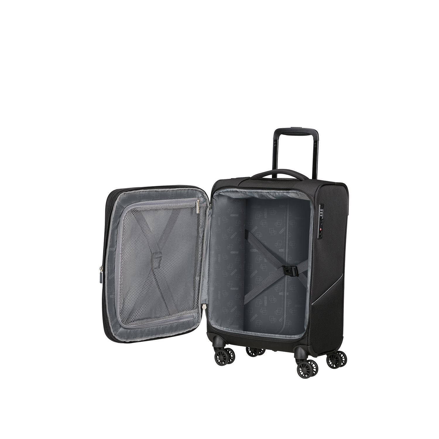 American Tourister trolley Summerride 55 cm. Expandable zwart