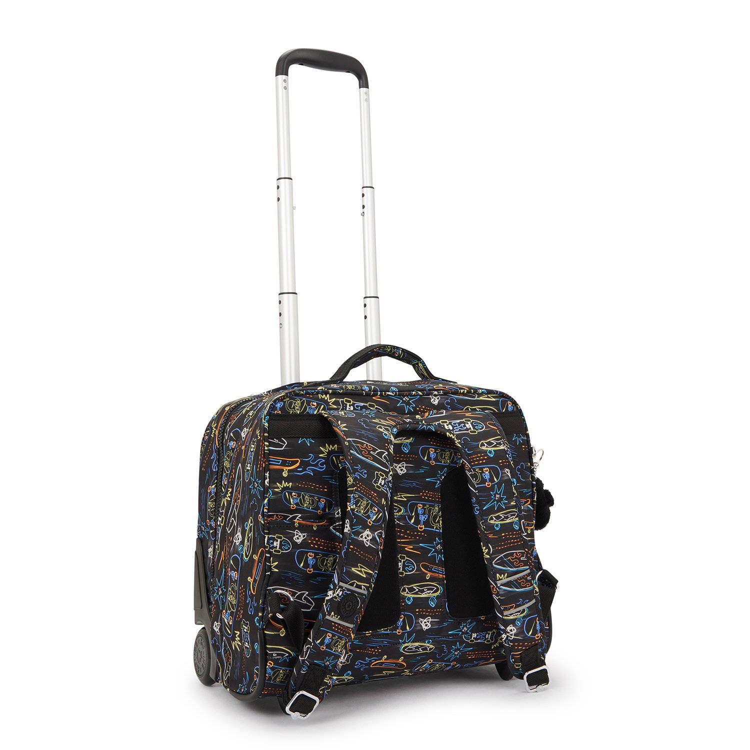 Kipling trolley Giorno 38 cm. zwart multi