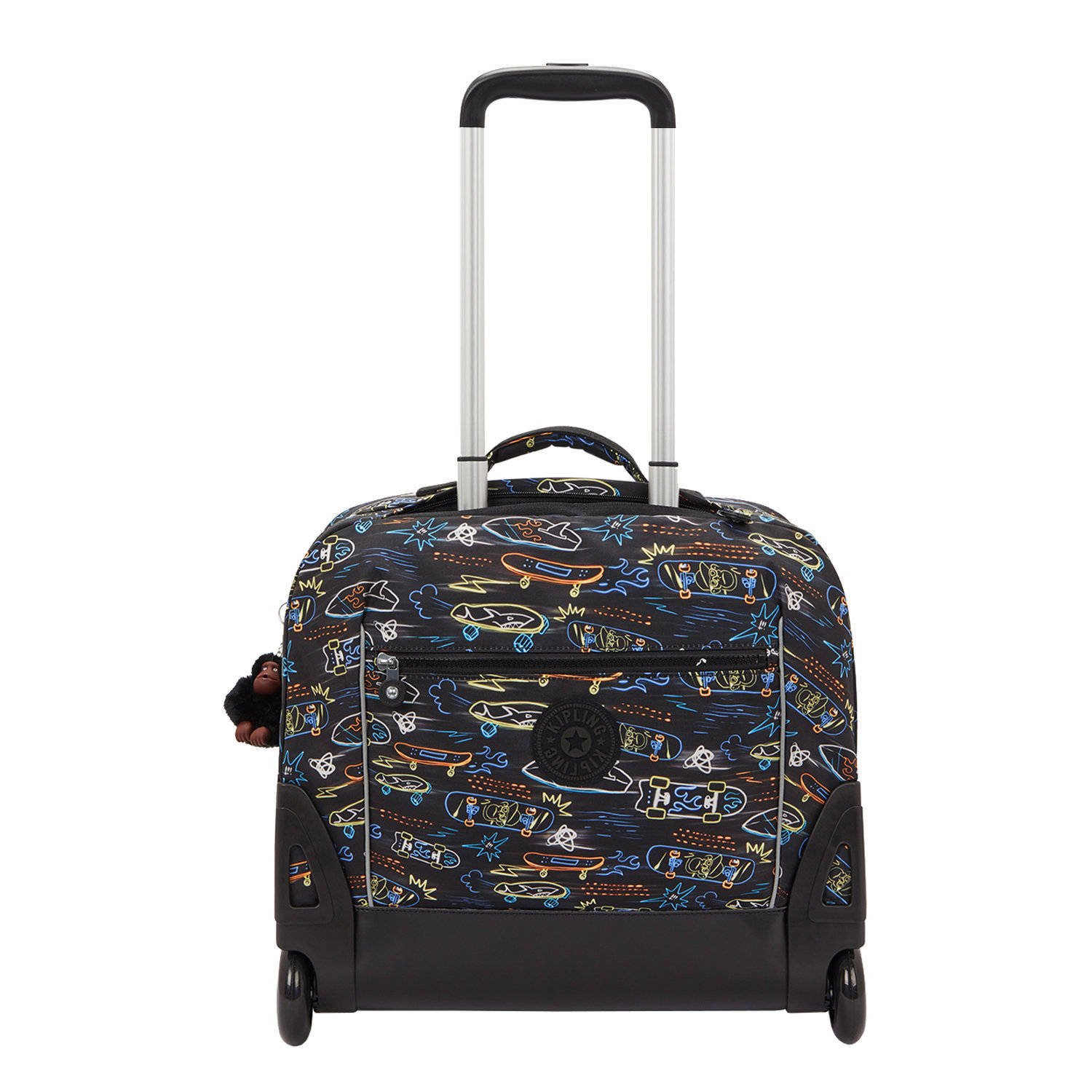 Kipling trolley Giorno 38 cm. zwart multi