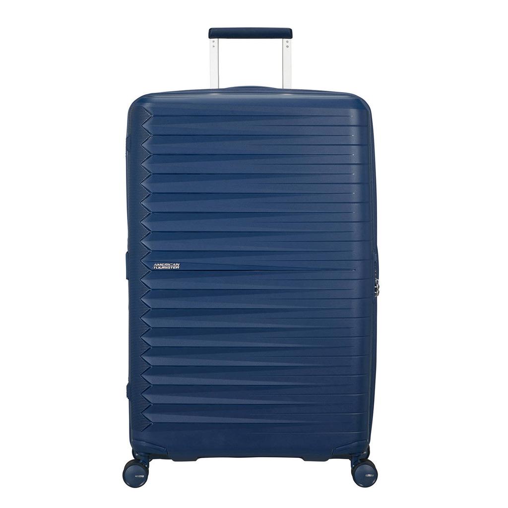 American Tourister trolley FastForward 78 cm. Expandable donkerblauw