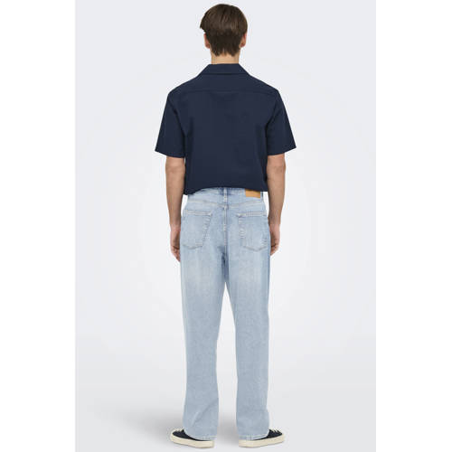 ONLY & SONS ONSFADE loose fit jeans light blue denim afbeelding