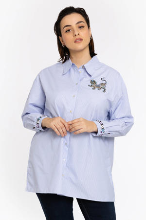 blouse lichtblauw