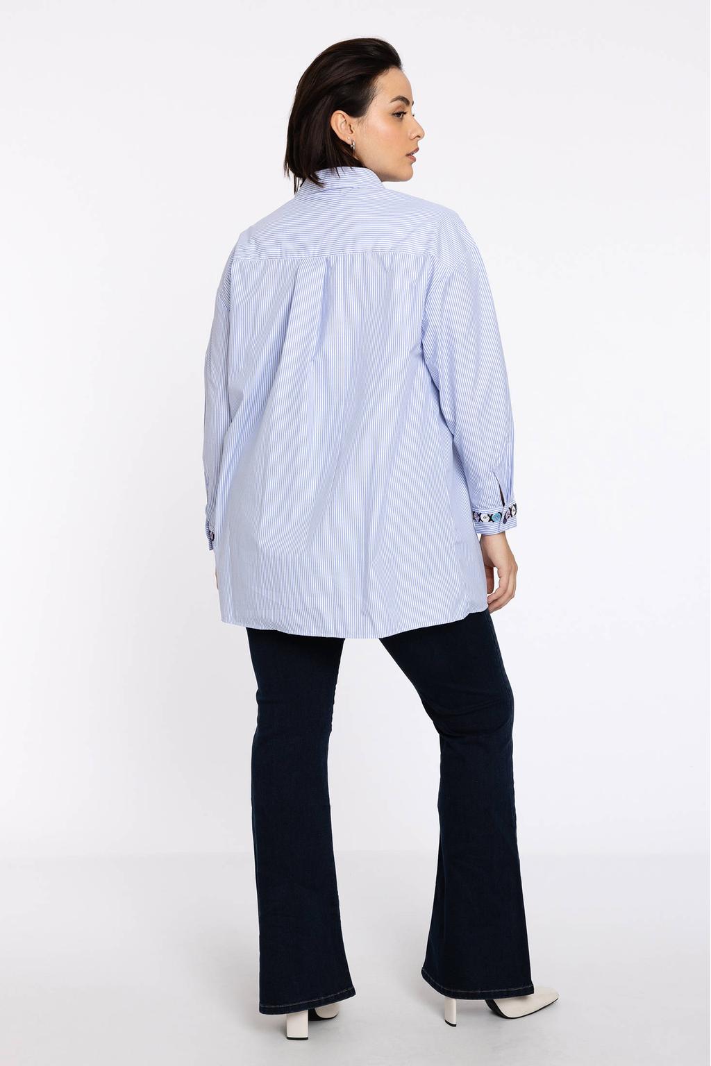 YOEK blouse lichtblauw