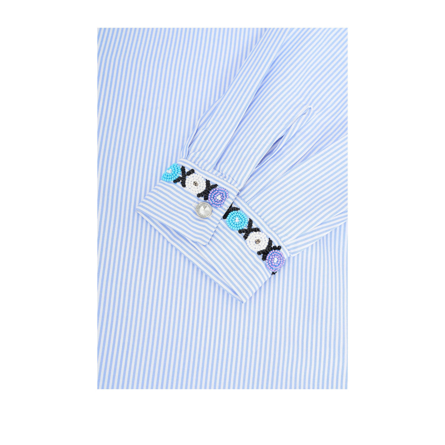 YOEK blouse lichtblauw