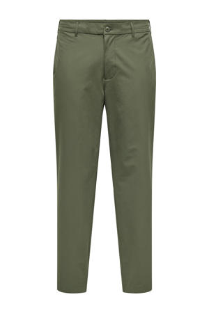 ONSFLEX tapered casual broek groen