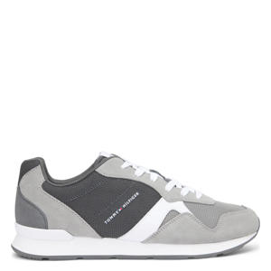 suède sneakers grijs