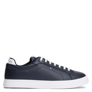 leren sneakers donkerblauw