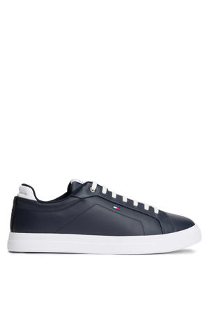 leren sneakers donkerblauw